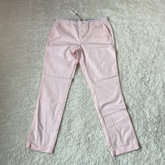 Yerse pale pink designer khaki pants, NWT size small or T1 - Picture 3 of 12